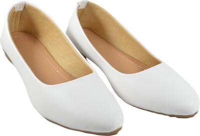 Komfy Bellies and Ballerinas for Women Bellies For Women(White , 3)