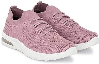 OWN PASKO Comfotable Lightweight Casual Lace-Up Sneaker for Women/Girls Corporate Casuals For Women(Pink , 5)