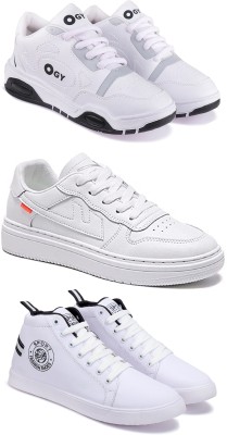 Pennen Casuals For Men(White , 8)