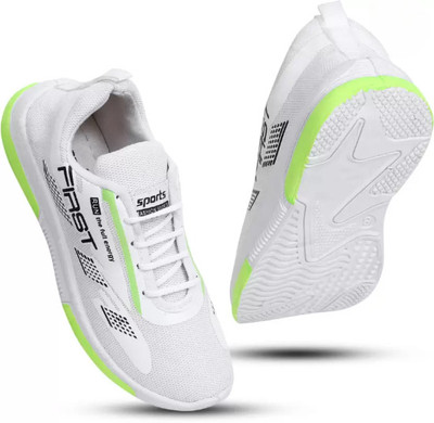 BOKZZON Everyday stylish running shoes for men – cool gym shoes for men flex Running Shoes For Men(Green , 7)