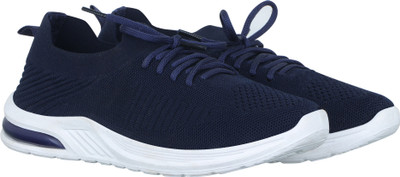fooinQ Women’s Lightweight Slip-On Casual Shoes | Stylish Running,Gym& Walking Sneakers Slip On Sneakers For Women(Navy , 8)