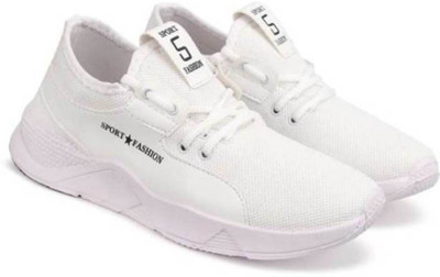 Begone Walking Shoes For Men(White , 7)