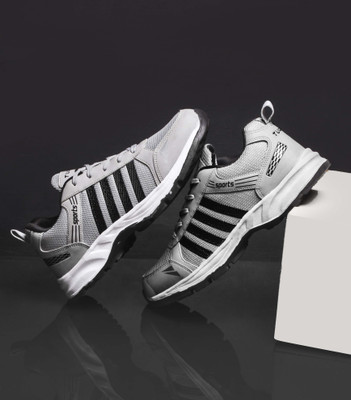 TURNX Repto Turnx lightweight Gym Training Running comfortable sports Running Shoes For Men(Grey , 8)