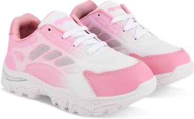 Cogs Fancy stylish comfotable Causal Sports Running Shoes Fancy Partywear Sneakers For Women(Pink , 6)