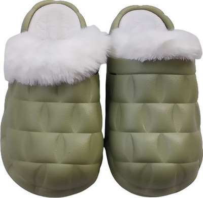 Shri Shyama Creation Men Slides(Green , 7)