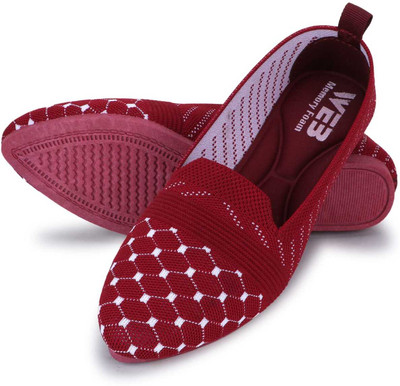 Supex Bellies For Women(Maroon , 6)