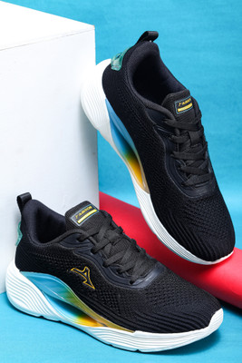 Abros INTER CEPTOR-2 Running Shoes For Men(Black , 9)