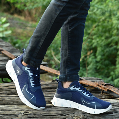 Magnolia Running Shoes For Men(Navy , 6)
