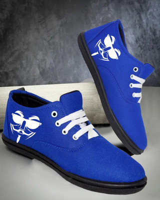 Kenamin CASUALS FOR MEN & KIDS Casuals For Men(Blue, White , 7)