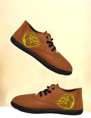 KANEGGYE CASUALS FOR MEN & KIDS Casuals For Men(Tan, Olive , 6)