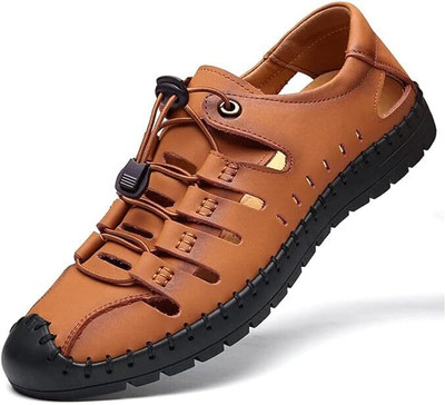 KRITON Men Casual(Tan , 6)