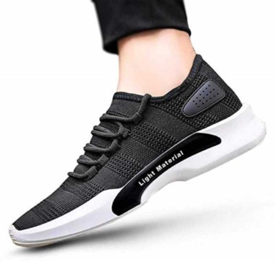 LNT FASHION Lnt Fashion Shoes for Every Occasion Walking Shoes For Men(Black, White , 9)