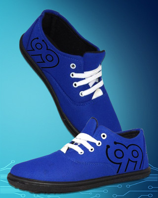 Kenamin Stylish Casual Shoes for Men and kids Casuals For Men(Blue, Black , 4)