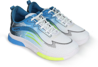Pennen Men's Lightweight Running Shoes Comfortable, Non-Slip, Stylish for Gym & Walking Casuals For Men(Blue, White , 6)