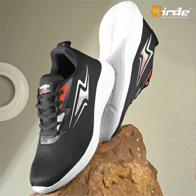 Birde New Design Lightweight Stylish and Trendy Sports Shoes Walking Shoes For Men(Black , 6)