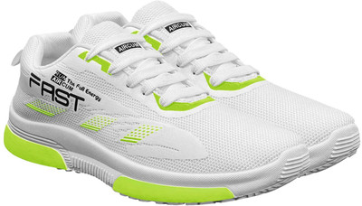 Aircum Lightweight Running Shoes | Running Shoes For Men(White , 9)