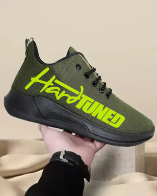 KANEGGYE Running Shoes For Men(Olive, Olive , 8)