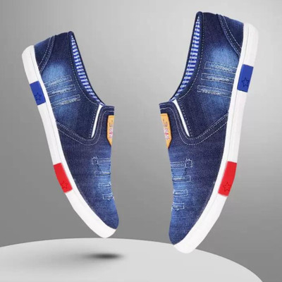 obot Slip On Sneakers For Men(Blue , 9)