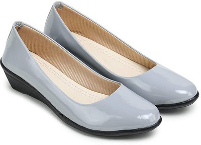 KOMOPT Fashionable Bellies and Ballerinas for Women Bellies For Women(Grey , 6)