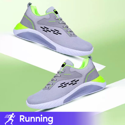 DUNKASTON Running Shoes For Men(Grey)