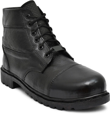 BRONIKA Boots For Men(Black , 7)