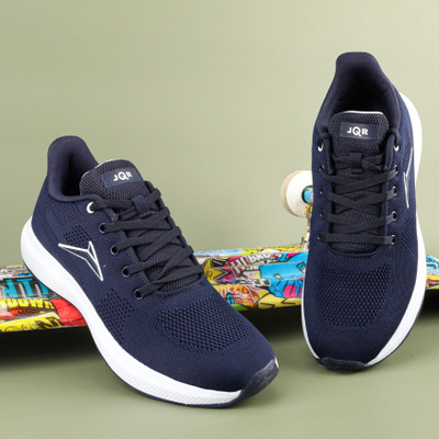 JQR JQR EDGE Sports,Walking,Lightweight,Stylish Running Shoes For Men(Navy , 10)