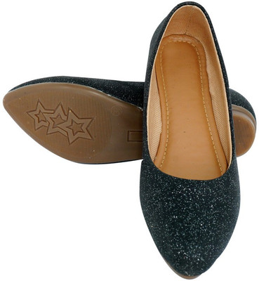 Komfy Bellies and Ballerinas for Women Bellies For Women(Black , 6)