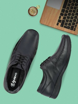 GUAVA GV15JA803 Derby For Men(Black , 10)