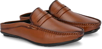 WALKMORA Men's Comfortable Classy Slip-on for Office, Stylish Footwear Loafers For Men(Tan , 10)