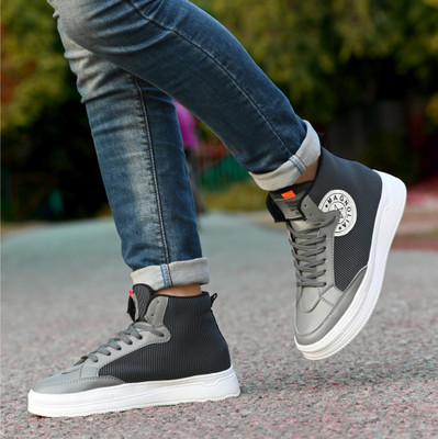 Magnolia High Tops For Men(Grey , 9)