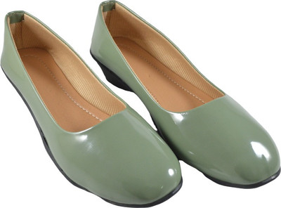 Komfy Bellies and Ballerinas for Women Bellies For Women(Green , 4)