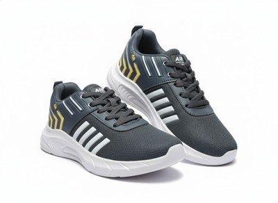 Vornexa AIR Prime Men Lace-Ups Sports Shoes Running Shoes For Men(Black , 9)