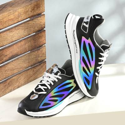Bantox Bantox casual color changing radium glow in light shoe Running Shoes For Men