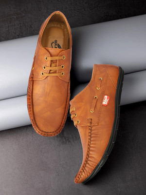 GULASS WICK Loafers For Men(Tan , 7)