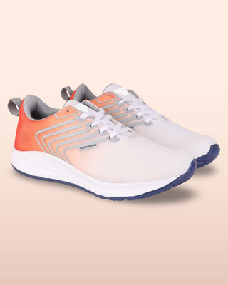 DRACKFOOT Stylish Lightweight Sports Running Shoes for Men | Casual Walking Sneakers Casuals For Men(Orange , 6)