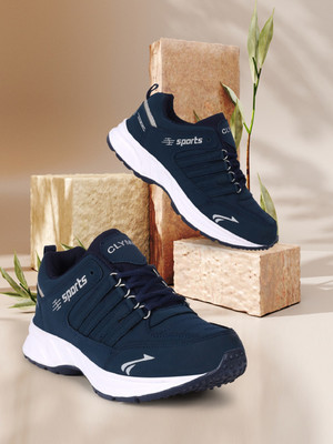 CLYMB cosko Lace up walking outdoor waterproof running Running Shoes For Men(Blue , 6)