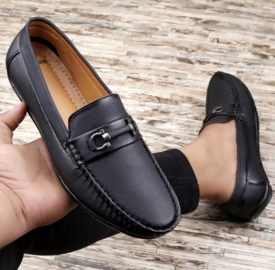 mercy collection Loafers For Men(Black)