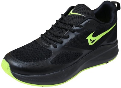 richerson Running Shoes For Men(Black, Green , 9)