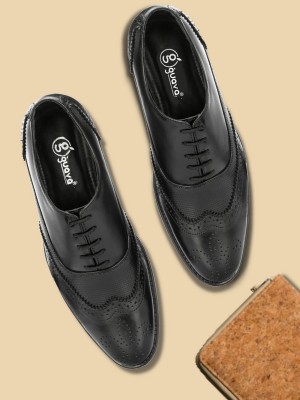 GUAVA GV15JA866 Brogues For Men(Black , 9)