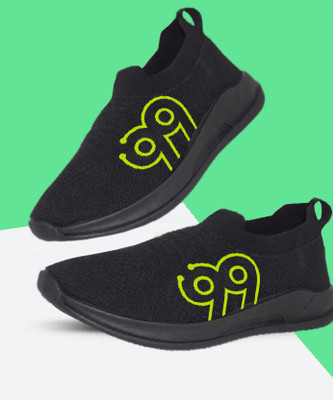 Kenamin SPORTS FOR MEN & KIDS Running Shoes For Men(Black, Olive , 7)