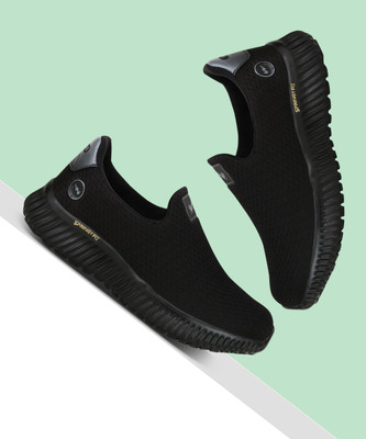 CAMPUS OXYFIT (N) Men's Casual Shoes | Memory Foam & PilloFoam Comfort | Slip-On Walking Shoes For Men(Black , 8)