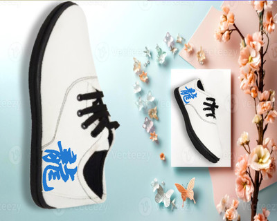 Kenamin Stylish Casual Shoes for Men and kids Casuals For Men(White, Blue , 6)