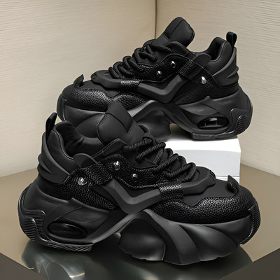 Thatrox NEW RETRO SHOES HIGH PREMIUM QUALITY WOMEN MEN KIDS UNISEX Sneakers For Men(Black , 6)
