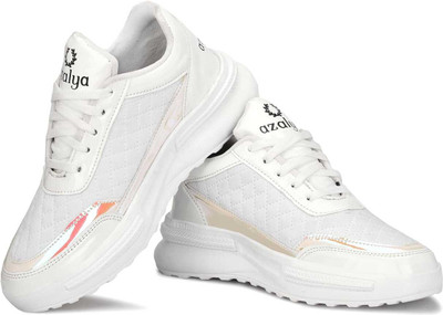 azalya Stylish Men Performance Shoes for Running, Walking & Fitness Running Shoes For Men(White , 6)
