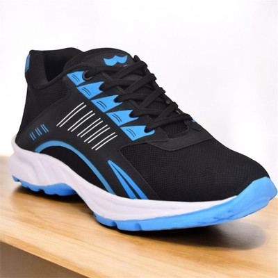 nurex Running Shoes For Men(Black , 8)