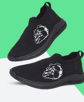 Kenamin SPORTS FOR MEN & KIDS Running Shoes For Men(Black, White , 8)