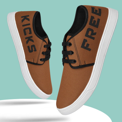 SPOTWALK SW- 501FK Premium Sneakers For Men(Tan , 10)
