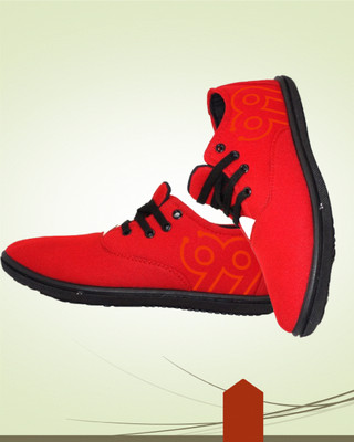 Kenamin Stylish Casual Shoes for Men and kids Casuals For Men(Red, Orange , 10)