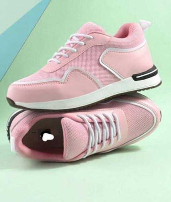 TREADLY Trending Stylish Casual Outdoor Sneakers For Women(Pink , 5)