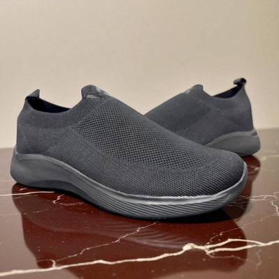 Free Kicks SW- 912 Modern Sneakers For Men(Black , 10)